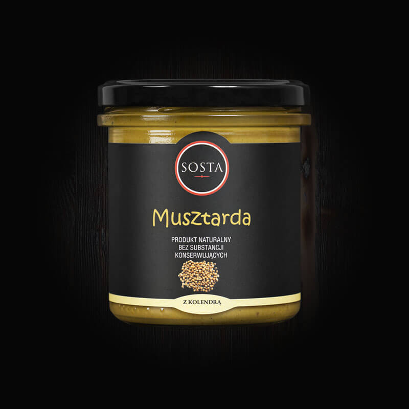 Musztarda z kolendrą